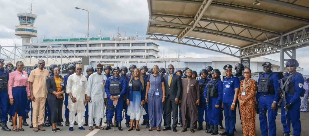 Nigerian Aviation minister at MMIA lagos